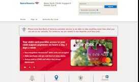 Us bank child support card. Bank Of America Child Support Login Nv Page