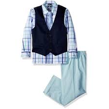 Shop Izod Boys 4 Piece Formal Vest Set With Shirt Vest