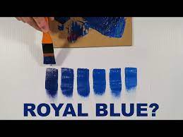 How To Make Royal Blue Colour Paint