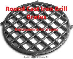 round cast iron grill grates better
