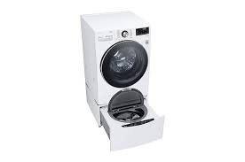Washer & gas dryer with pedestals for sale. Lg 5 0 Cu Ft Mega Capacity Smart Wi Fi Enabled Front Load Washer With Turbowash 360 And Built In Intelligence Wm4200hwa Lg Usa