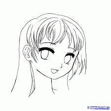 Anime, digital, drawing, drawing tips, gimp, manga studio, paintshoppro, painttoolsai, pencil, people, phoenixcrash, photoshop, traditional. Drawing Simple Cartoon Girl Face Drawing