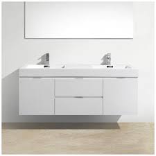 double vanity for flanking sconces