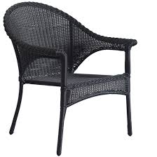 Usually ships within 6 to 10 days. Style Selections Valleydale Wicker Patio Chair Stackable Black Lg 8203 01 Rona