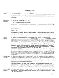 what is a land contract fill out