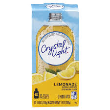Crystal Light On The Go Sugar Free Lemonade Drink Mix 10 1 4 Oz Boxes Powdered Drink Mixes Meijer Grocery Pharmacy Home More