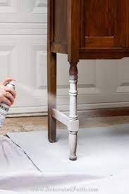 how to paint furniture white the