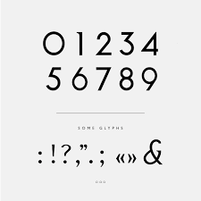 New Font Numbers Modern