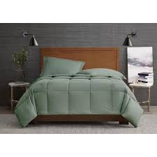 green microfiber twin xl comforter set