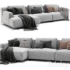 poliform tribeca chaise longue sofa