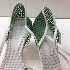 New and preowned, with safe shipping and easy returns. Chanel Shoes Authentic Rare Chanel Tennis Ball Heels Poshmark