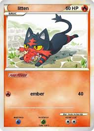 All girls and boys love little kittens, because they are so nice and affectionate. Pokemon Litten 13