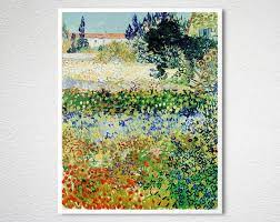 Garden In Bloom Arles By Vincent Van