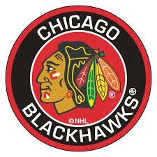 The chicago blackhawks name and logo symbolizes an important and historic person, black hawk of illinois' sac & fox nation, whose leadership and life has inspired generations of native americans, veterans and the public, the statement read. Fanmats 18867 Chicago Blackhawks 27 Dia Nylon Face Floor Mat With Native American Logo Camperid Com
