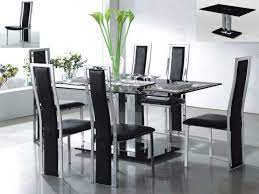Modern Glass Dining Room Table