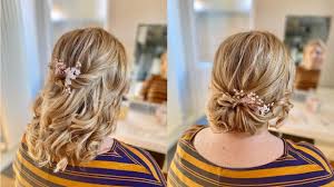 quick 2 in 1 bridal hairstyle