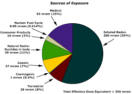 Pie Chart Of Radiation Sources Electronics Lab