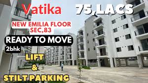 vatika 2bhk new emilia floors with lift