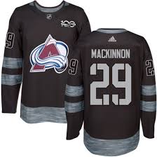 Colorado avalanche team jerseys from adidas, fanatics, ccm, and reebok are customizable with your favorite player name and number. Men S Colorado Avalanche Nathan Mackinnon Adidas Authentic 1917 2017 100th Anniversary Jersey Black