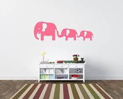 Elephants Wall Decal Animal Stickers