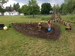how to make a mud pit for summer fun