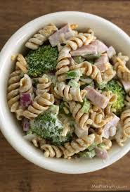 broccoli ham and cheese pasta salad