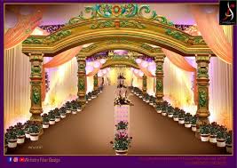 fiber wedding entrance passage and