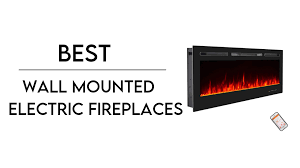 best wall mounted electric fireplaces