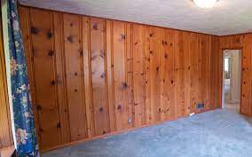 Before Painting Wood Paneling
