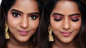 indian subtle makeup on dusky indian