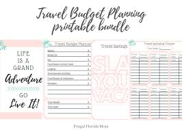 Travel Budget Planning Printable Bundle