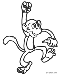 Building these cute monkey coloring pages are a great way to spend quality time getting creative with your young ones without much mess and without all here's a cute monkey coloring page for kids that's super simple to assemble from the free printable. Free Printable Monkey Coloring Pages For Kids