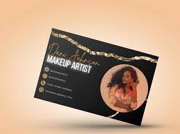 makeup artist business card design by
