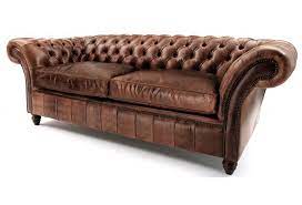 leather chesterfield sofa bed
