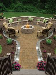 Fire Pit Traditional Patio