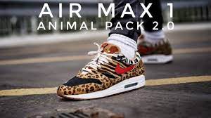 Nike air max 1 thunder grey. Nike Air Max 1 Animal Pack 2 0 On Foot Review Youtube