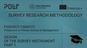 Design Of The Survey Instrument Part 1 Federico Caniato
