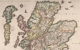 maps of scotland 1560s 1940s