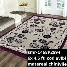 chinille printed carpets size 6 4 5