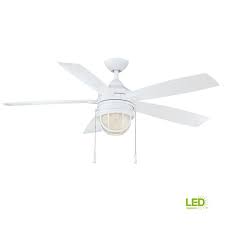 Led Indoor Outdoor White Ceiling Fan