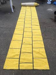 60 ft yellow aisle runner yellow brick