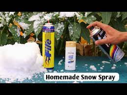 awesome idea homemade snow spray how
