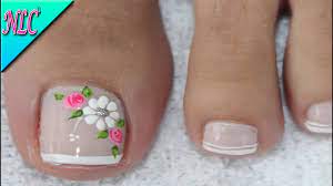 Enjoy the videos and music you love, upload original content, and share it all with friends, family, and the world on youtube. Diseno De Unas Para Pies Flor Principiantes Muy Facil Flowers Nail Art Nlc Youtube