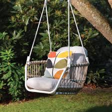 Natural Wicker Garden Swing Chair