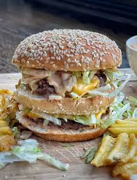 skinny big mac burger sweet savory