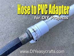 Diy Garden Hose To Pvc Adapter Simple