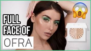 full face of ofra cosmetics using my