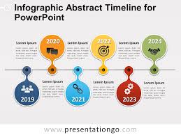 Infographic Abstract Timeline For Powerpoint
