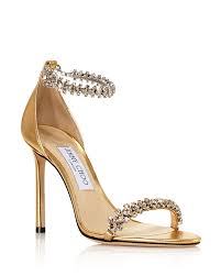 Womens Shiloh 100 Crystal Embellished High Heel Sandals