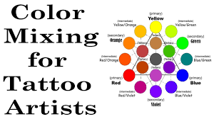 Tattoo Ink Color Mixing Chart Bedowntowndaytona Com